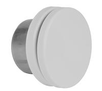 Difusor de ventilacion | Difusor aire acondicionado | Valvula de Techo o Pared para cocina, baño | Rejilla de Ventilación redonda ajustable en Chapa Acero | Boca de extracción (Plana, ø80mm)