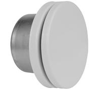 Difusor de ventilacion | Difusor aire acondicionado | Valvula de Techo o Pared para cocina, baño | Rejilla de Ventilación redonda ajustable en Chapa Acero | Boca de extracción (Plana, ø100mm)