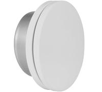 Difusor de ventilacion | Difusor aire acondicionado | Valvula de Techo o Pared para cocina, baño | Rejilla de Ventilación redonda ajustable en Chapa Acero | Boca de extracción (Plana, ø160mm)