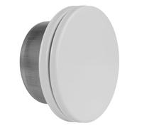 Difusor de ventilacion | Difusor aire acondicionado | Valvula de Techo o Pared para cocina, baño | Rejilla de Ventilación redonda ajustable en Chapa Acero | Boca de extracción (Plana, ø125mm)