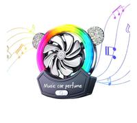 Difusor de ventilación para coche, difusor de giratorio de 360 grados para interior de coche, aromaterapia con iluminación LED, idea de regalo para familia, amigos, colegas