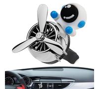 Difusor del ambiente de aire del automóvil, difusor del automóvil, Difusor de autos Clip de ventilación del ambiente de aire, Lindo adorno de aromaterapia de hélice de astronauta para viajes automotri