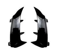 Difusor del Parachoques Trasero para Benz para CLA W177 Hatchback A45 A35 A180 A200 A220 para AMG 2019 Alerón Parachoques Trasero Canard Lateral Ventilación Aire(Sedan Black)