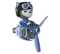 Difusor del perfume del coche, lindo ambientador del coche | Ambientador Lindo Piloto de Perro de Dibujos Animados,Purificador de aire para coche, pequeño difusor de aromaterapia reutilizable para tod