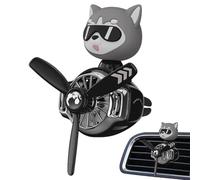 Difusor del perfume del coche, lindo ambientador del coche, Ambientador Piloto de Perro con Adorno de Hélice, Pequeño difusor de aromaterapia, purificador de aire para automóvil, ambientador de perfum