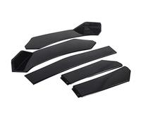 Difusor Delantero Parachoques 5 Piezas Kit Body Lip Splitter Spoiler Protector Canard para Coche Compatible con Varios Modelos