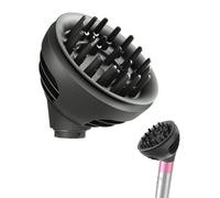 Difusor Dyson Airwrap compatible HS01/HS05/HS08, 2 modos de aire, nuevo diseño, más volumen y definición para cabello rizado y ondulado, gris