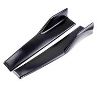 Difusor Faldón Lateral Faldones Laterales para Coche Juego 2 Piezas 45 Cm Ancho Divisores Carrocería Balancín Modificado Aletas Antiarañazos Parachoques(45mm Shiny Black)