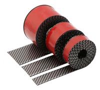 Difusor Faldón Lateral para Extensiones Protección Faldones Laterales Coche Divisores Borde Fibra Carbono Cubierta Parachoques Escalón(6.5cmX5m)