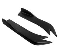 Difusor Faldón Lateral para S5 2017 2018 2019 Divisores Protector Ángulo ala Alerón Maletero Carbono Escalón Canard Faldón Lateral Parachoques Trasero Coche(Matte Black)