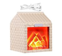 Difusor humidificador de llama, difusor de humidificador de aromaterapia con llama de fuego, silencioso, de niebla fría, adorno de escritorio para dormitorio, hogar, spa, yoga, oficinas para dormir