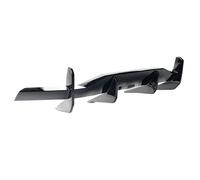 Difusor Labio Parachoques Trasero para Chevrolet para Chevy para Corvette para C8 2020-2023 Difusor Parachoques Trasero Alerón Divisor Labios Estilo Aleta Tiburón(Glossy Black)
