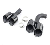 Difusor Labio Parachoques Trasero para X3 30i G01 G08 LCI 2022+ Cola Difusora Cuatro Salidas con Terminales Escape Alerón Trasero Parachoques(Diffuser)