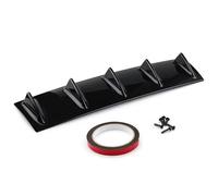 Difusor Labio Parachoques Trasero Parachoques Trasero Universal, Deflector Chasis Aleta Tiburón, Alerón Negro, Pegatina Protectora, Decoración Anticolisión(Gloss Black)