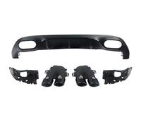 Difusor los alerón para Benz Clase E C238 Coupe A238 difusor Trasero de Coche + Puntas Tubos Escape AMG E53 Look