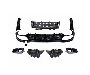 Difusor los alerón para Benz Clase S W223 S63 AMG versión Deportiva para difusor de Parachoques Trasero silenciador Labios Punta Tubo Escape