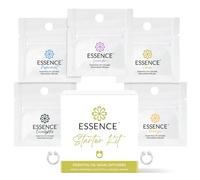 Difusor nasal Essence | Anillo de aceite esencial | Paquete de inhalador de nariz de silicona (kit de iniciación)