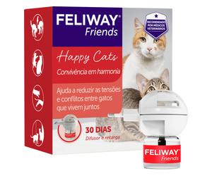 Difusor para mejorar la convivencia de los gatos - Feliway Friends - Opción: Difusor + Recarga 48 ml: Difusor + Recarga 48 ml