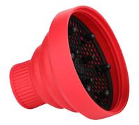 Difusor para Secador de Pelo de Silicona Rojo, Funda Plegable | Salón y Hogar, Cubre Cabello y Tipos de Pelo, Accesorio de Peluquería Diseño Extensible