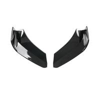 Difusor Parachoques para Chevrolet para Corvette C8 para Stingray Z51 2020-2025 Parachoques Trasero de Coche Esquina Estilo Fibra Carbono Negro Kit carrocería ABS(Glossy Black)