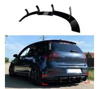 Difusor Parachoques Trasero Alerón para Volkswagen Golf 5 Golf MK5 R32,Anticolisión Coche Alerones Traseros ala Difusor Labios