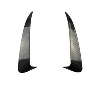 Difusor Parachoques Trasero para Benz Clase C W205 4 Puertas C43 C63 para AMG 2014 2015 2016 2017 2018 2019 Alerón Parachoques Trasero Divisor Lateral Canard(Carbon Look)