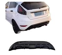 Difusor Parachoques Trasero Para Ford Para Fiesta MK7 2008-2013 ST Style ABS Parachoques Trasero Difusor Labios Faldón Divisor Alerón(Matte black diffuser)