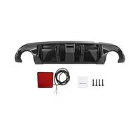 Difusor Parachoques Trasero para Infiniti Q50 2014-2017 Difusor De Parachoques Trasero Alerón Cubierta Protectora del Labio Trasero con Luz Piloto(Carbon Fiber)