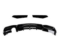 Difusor Parachoques Trasero para Serie 3 F30 MT MP 2013-2019 Labio Difusor Parachoques Trasero + Protector Esquina del Divisor del Alerón Lateral Trasero(C Without Lamp)