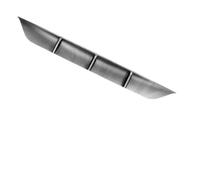 Difusor Parachoques Trasero Para Tesla Para Model Y Para Juniper 2025 Difusor Parachoques Trasero Divisor Labios Placa Alerón Pegatina Kit(Bright Carbon)