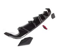 Difusor Parachoques Trasero Para Volkswagen Para Golf MK6 Para GTI 2008-2013 Kit Carrocería Parachoques Alerón Divisor Plástico Difusor Trasero(Type M Carbon Surface)