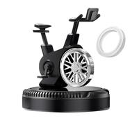 Difusor solar de aromaterapia para coche, con de ciclismo, ambientador giratorio, adorno de perfume, herramienta automotriz para salpicadero