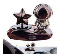 Difusor solar de aromaterapia para coche, Difusor de coche con energía solar - Difusor de aromaterapia astronauta con tableta de aromaterapia | Purificador del aire de la fragancia del olor del perfum