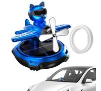 Difusor solar de aromaterapia para coche, gafas de avión giratorias, ambientador para perros, imagen divertida y encantadora, herramienta decorativa interior para , sedán, RV y camión