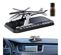 Difusor solar de terapia para coche,Ambientador solar para coche | Difusor de fragancia giratorio de helicóptero | solar del difusor del aceite del terapia del avión para SUV, RV, camión