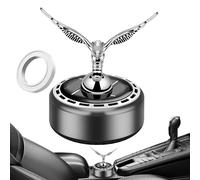 Difusor Solar Rotatorio Para Coche | Difusor De Aromaterapia Giratorio Eagle Para Automóvil - Difusor De Aceites Esenciales Accesorios Decorativos Con Fragancia Para Vehículo Y Hogar