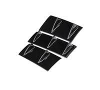 Difusor Trasero Coche Alerón Universal, Aleta De Tiburón General Parachoques Trasero De Tres Secciones para Coche Difusor De 7 Aletas Labio Alerón Parachoques(Glossy Black)