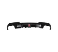 Difusor Trasero Coche Difusor De Labio Trasero, Alerón para Parachoques De Coche con/sin Luz De Freno para 5 Series F10 F11 Sport 2011-2017 Labio Alerón Parachoques(2-2-with Black)