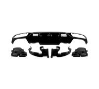 Difusor Trasero Coche Difusor Trasero con Punta De Escape para Benz Clase E W213 Standard E200 E250 E300 2016-2020 Labio Alerón Parachoques
