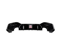 Difusor Trasero Coche Kit De Carrocería De Alerón Difusor Labio Parachoques Trasero Coche Negro Brillante para 1 Serie F20 F21 M135i M140i Sport 15-19 Labio Alerón Parachoques(LED Style B)