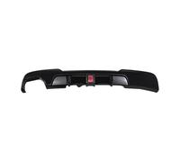 Difusor Trasero Coche Modificación del Divisor del Difusor del Labio del Parachoques Trasero del Coche para 5 Series F10 F11 Sport 2011-2017 Labio Alerón Parachoques(with Light Type 1)