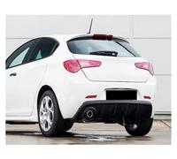 Difusor Trasero Coche para Alfa para Romeo para Giulietta 2010-2020 Difusor De Parachoques Trasero Falso Labio Alerón Parachoques(1 Exhaust)