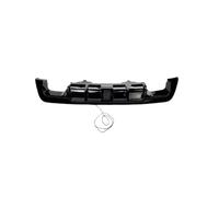 Difusor Trasero Coche para Difusor De Parachoques Trasero Placa Divisora Alerón Trasero Kit De Carrocería Tuning para Serie 5 E60 E61 Sport 2004-2010 Labio Alerón Parachoques(Carbon 00-00 LED)