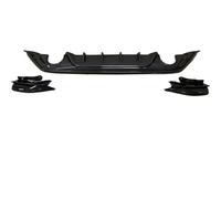 Difusor Trasero Coche para Ford para Focus para ST MK4 Hatchback 2018-2022 Difusor Labios Parachoques Trasero Coche Alerón Divisor Protección Carrocería(Carbon Look)