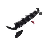 Difusor trasero compatible con Volkswagen Golf MK6 GTI 2008-2013, kit de carrocería negro brillante, parachoques, alerón, divisor de plástico.(Type Gloss Black)