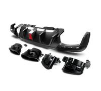 Difusor Trasero De Coche para Benz para GLE para GLS Clase W166 X166 para AMG 2015-2019 Difusor Trasero Estilo F1 BS con Aspecto De Carbono Difusor Alerón