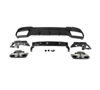 Difusor Trasero De Coche para Benz W212 E63 para Clase E para AMG 2013-2016 Difusor Trasero Estilo E63 con Salidas De Escape Difusor Alerón