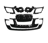 Difusor Trasero De Coche para Land para Rover para Range para para Velar Difusor De Parachoques Trasero Labio Silenciador Escape Marco Alerón Divisor Difusor Alerón(Negro)