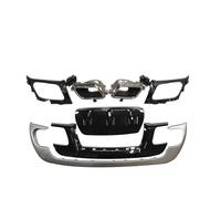 Difusor Trasero De Coche para Land para Rover para Range para para Velar Difusor De Parachoques Trasero Labio Silenciador Escape Marco Alerón Divisor Difusor Alerón(Plata)