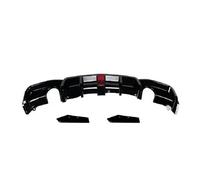 Difusor Trasero De Coche para Serie 3 F30 MT MP 325i 330i 2013-2019 Difusor De Parachoques Trasero con Alerón Y Luz De Freno Difusor Alerón(Double Single out 1)